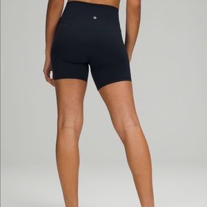 Navy blue Lululemon biker shorts size 4